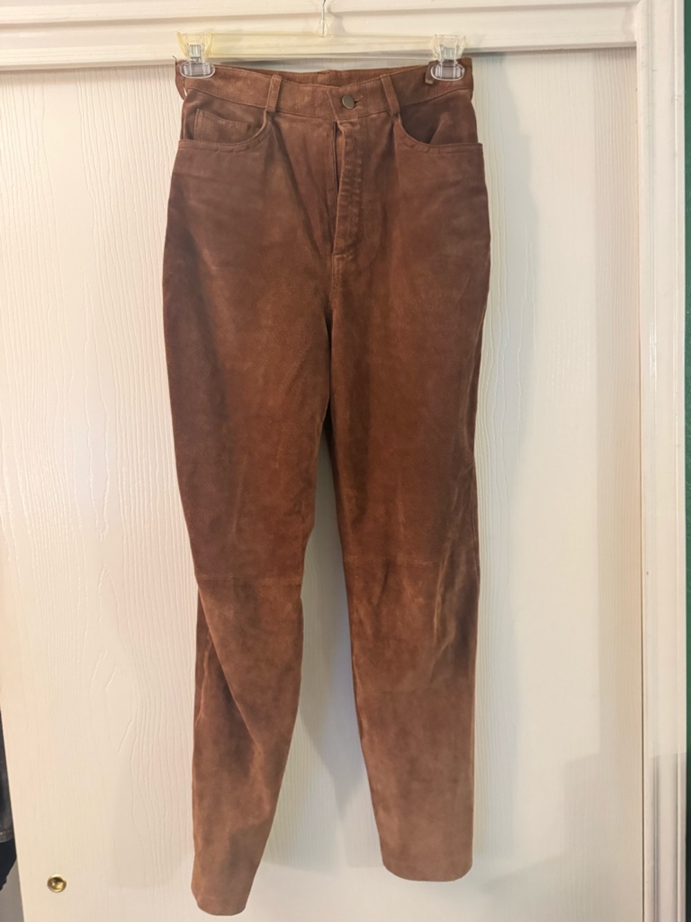 Harold's Brown Leather Trousers